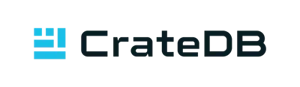 CrateDB Logo, Scalable distributed SQL database for time-series and machine data